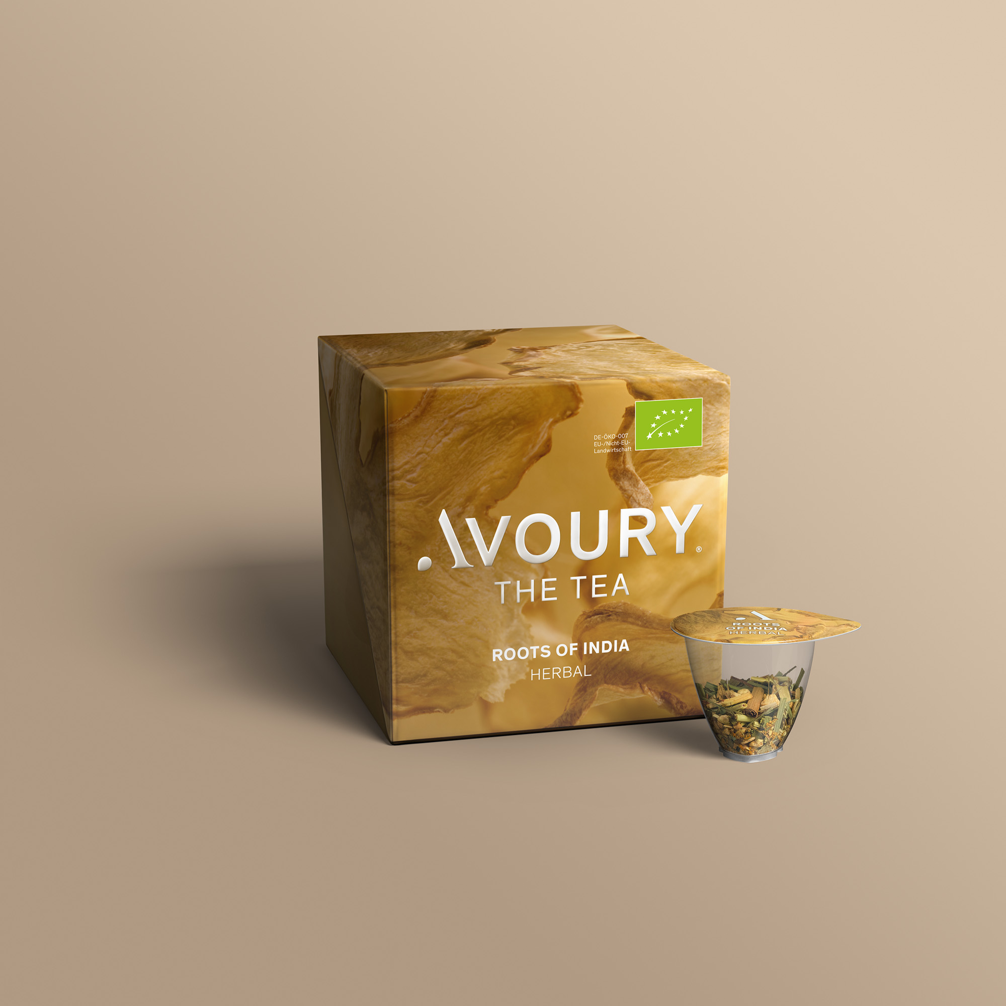 Roots of India Teeverpackung mit Kapsel &ndash; Avoury